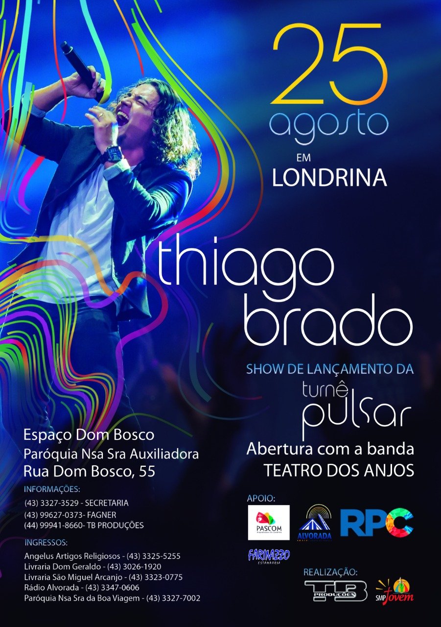 Setor Juvenil realiza show com lançamento de DVD do Thiago Brado
