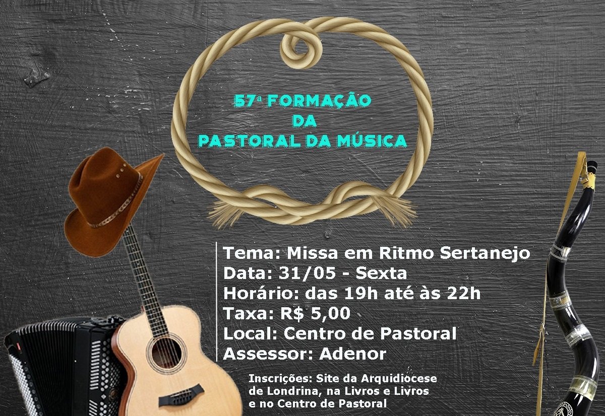 Pastoral da Música promove formação sobre Missa em ritmo sertanejo