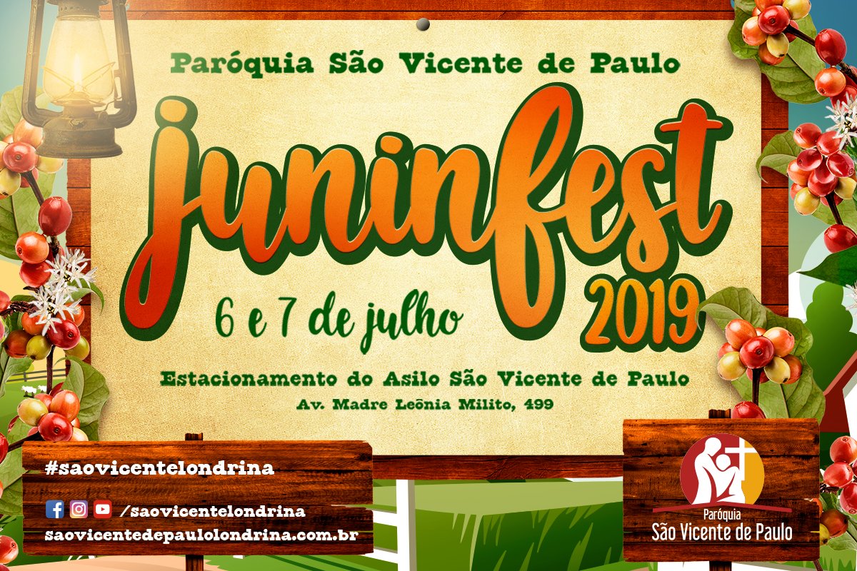 Juninfest 2019 na Paróquia São Vicente de Paulo