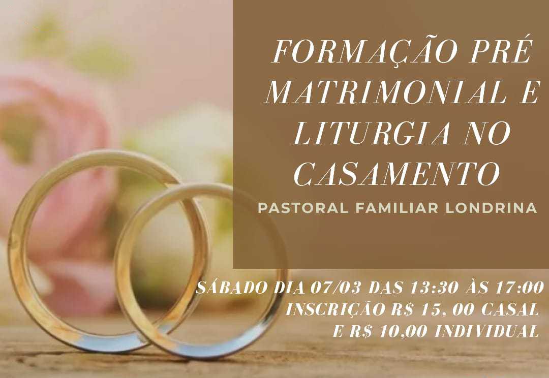 Formação do Setor Pré-Matrimonial da Pastoral Familiar