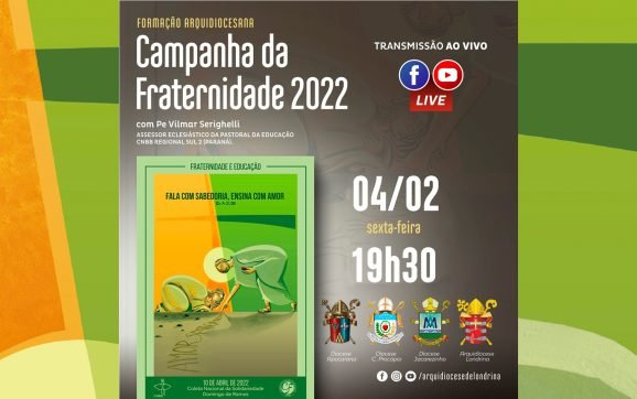 FORMAÇÃO CAMPANHA DA FRATERNIDADE 2022