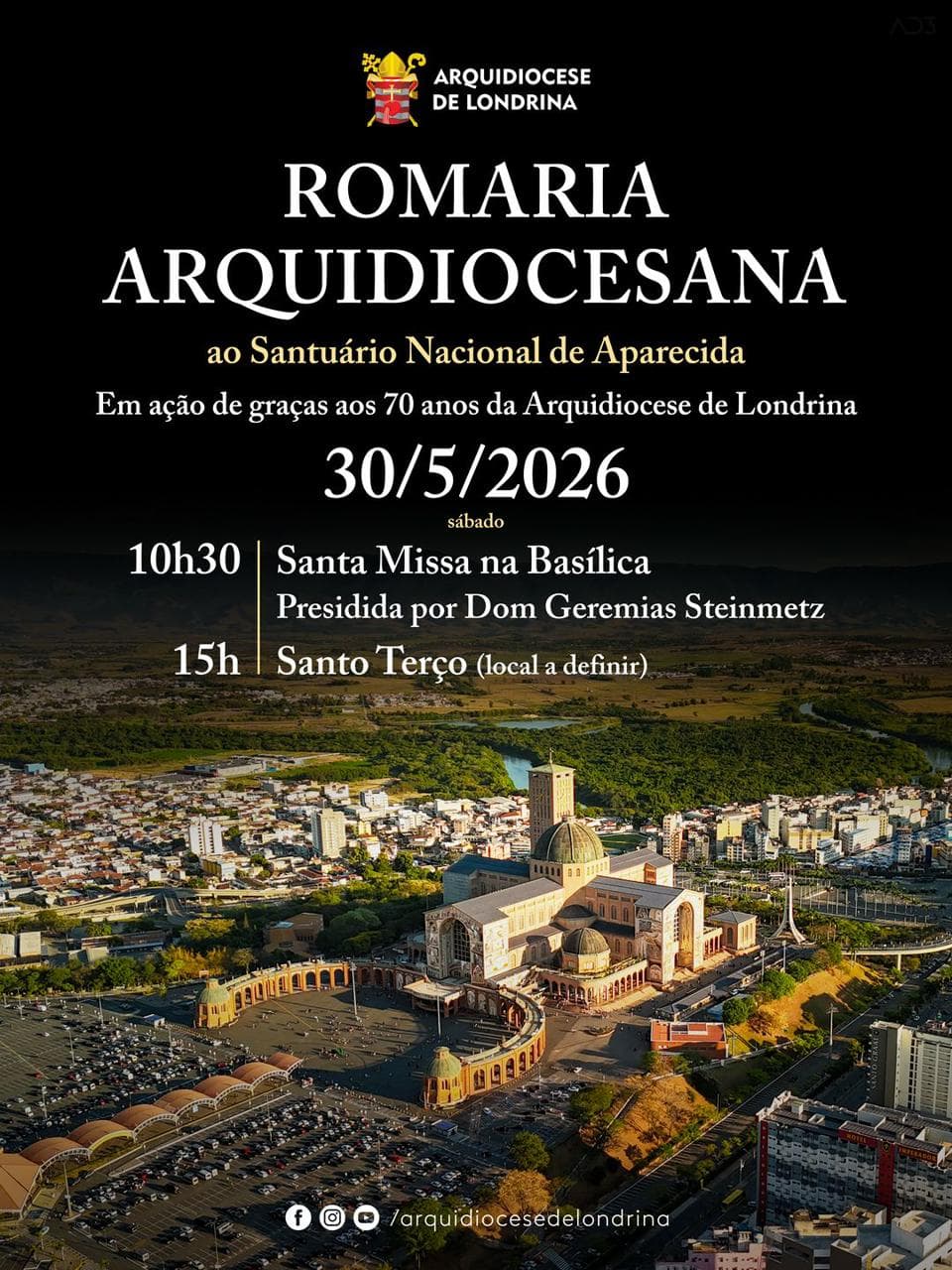 Romaria Arquidiocesana ao Santuário Nacional de Aparecida