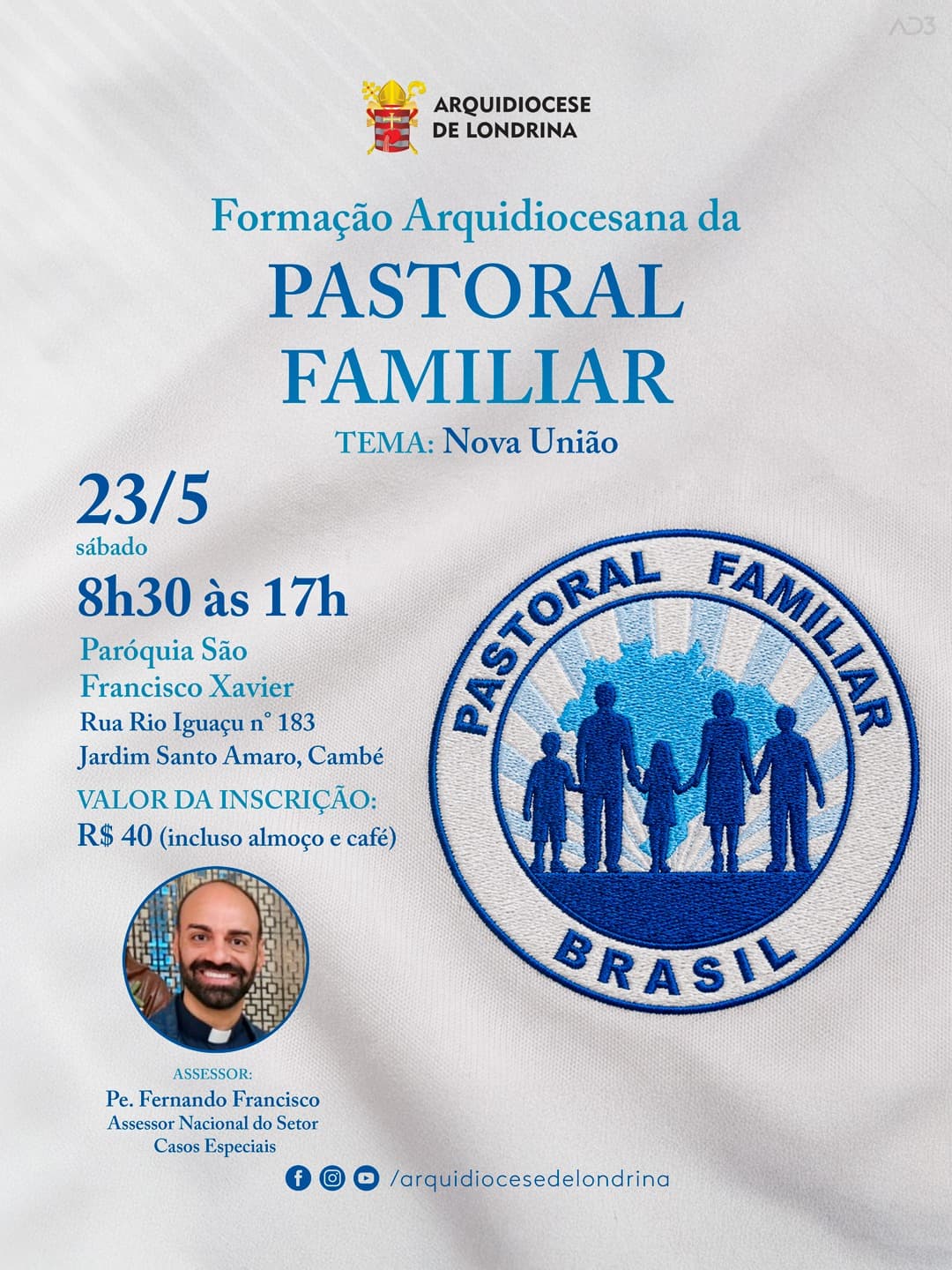 FORMAÇÃO ARQUIDIOCESANA DA PASTORAL FAMILIAR