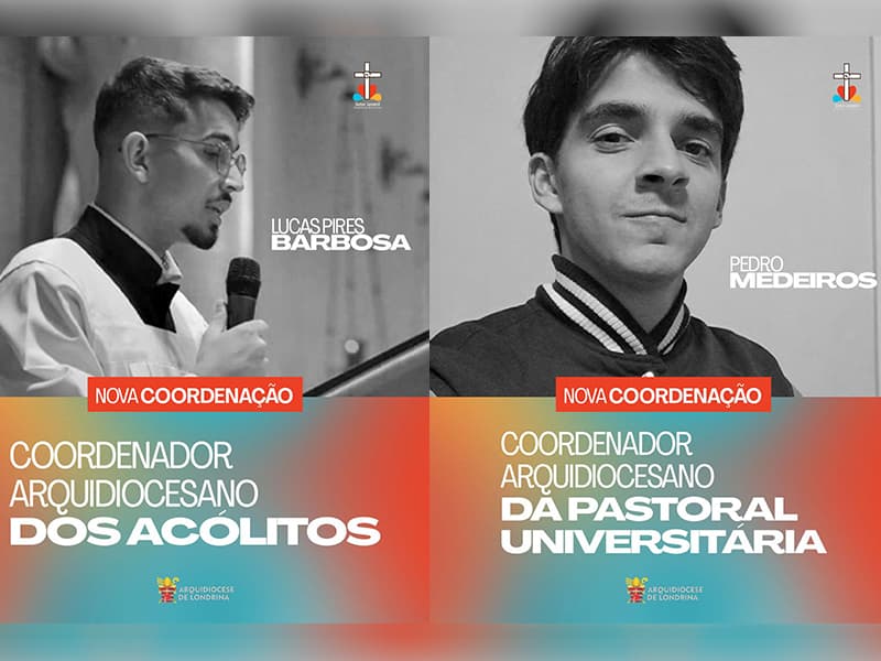 NOVAS COORDENAÇÕES ARQUIDIOCESANAS