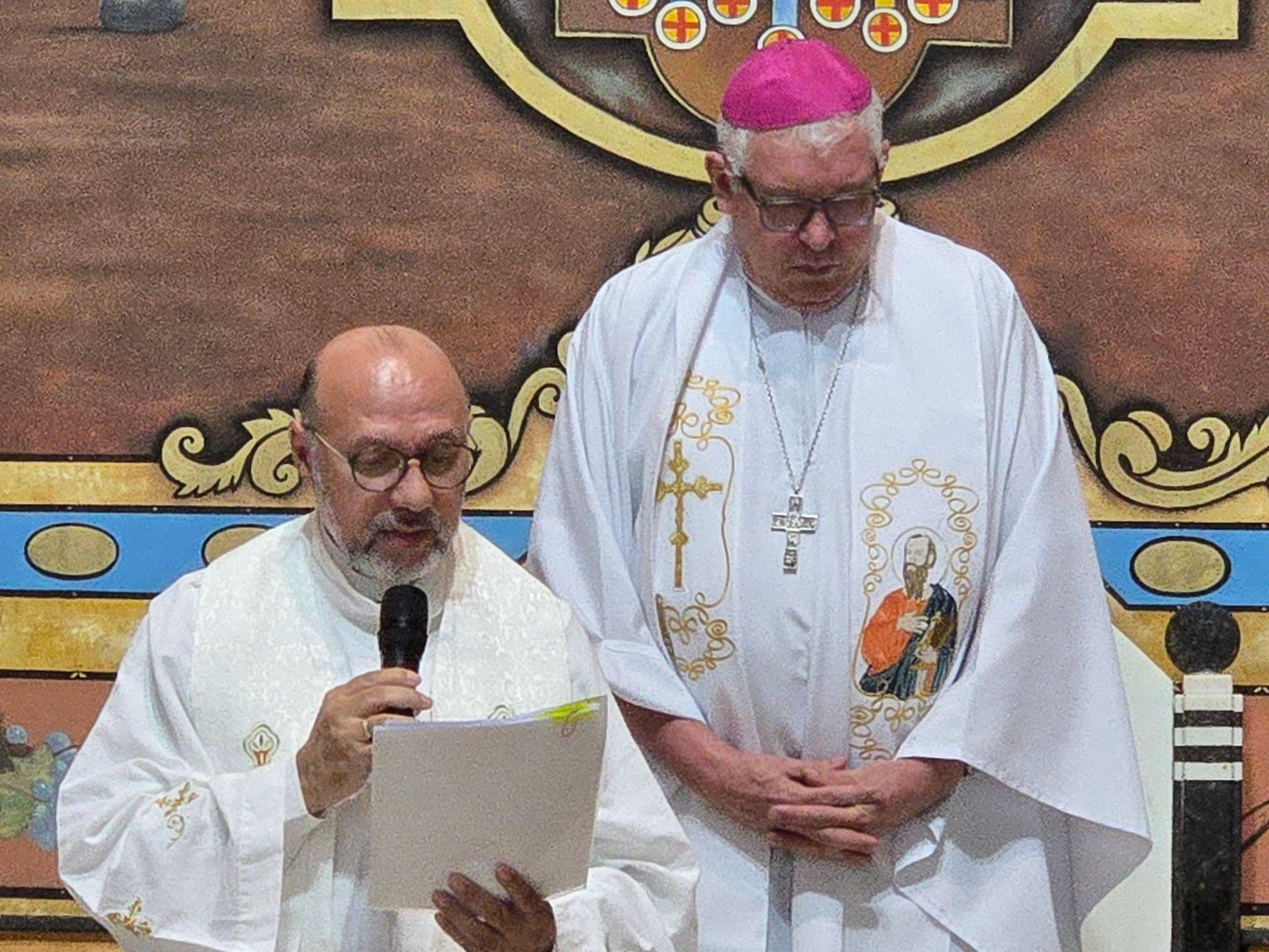 PADRE LAUDINO TOMA POSSE NA PARÓQUIA SÃO JOSÉ EM JAGUAPITÃ