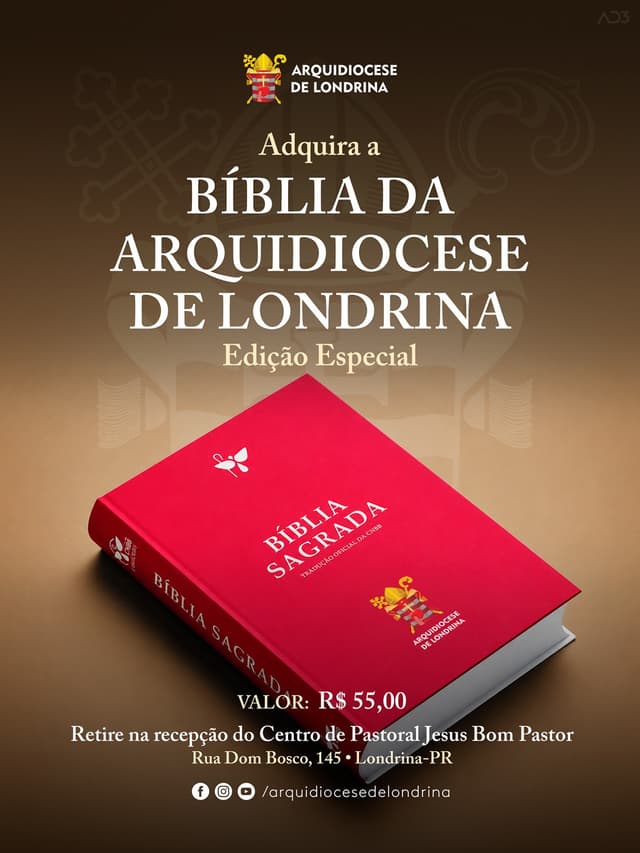 BÍBLIA COMEMORATIVA DA ARQUIDIOCESE DE LONDRINA