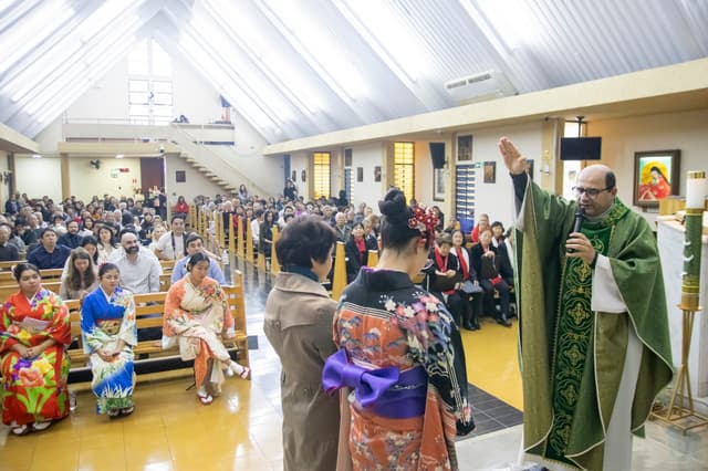 PARÓQUIA NIPO-BRASILEIRA CELEBRA OS 118 ANOS DA IMIGRAÇÃO JAPONESA NO BRASIL COM MISSA EM AÇÃO DE GRAÇAS