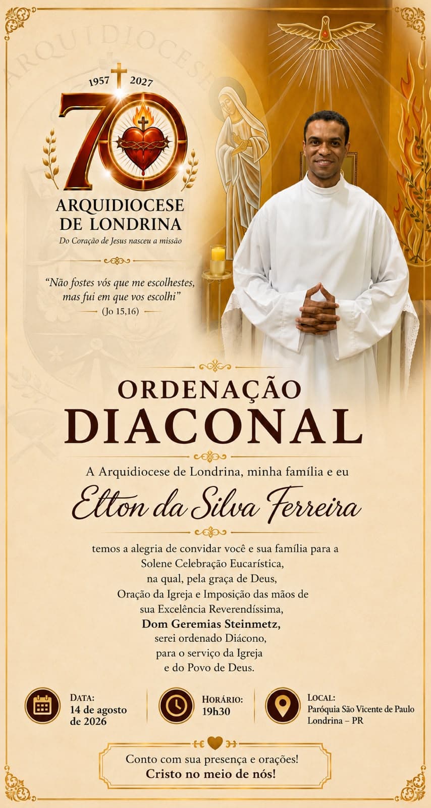 ORDENAÇÃO DIACONAL • ELTON DA SILVA FERREIRA