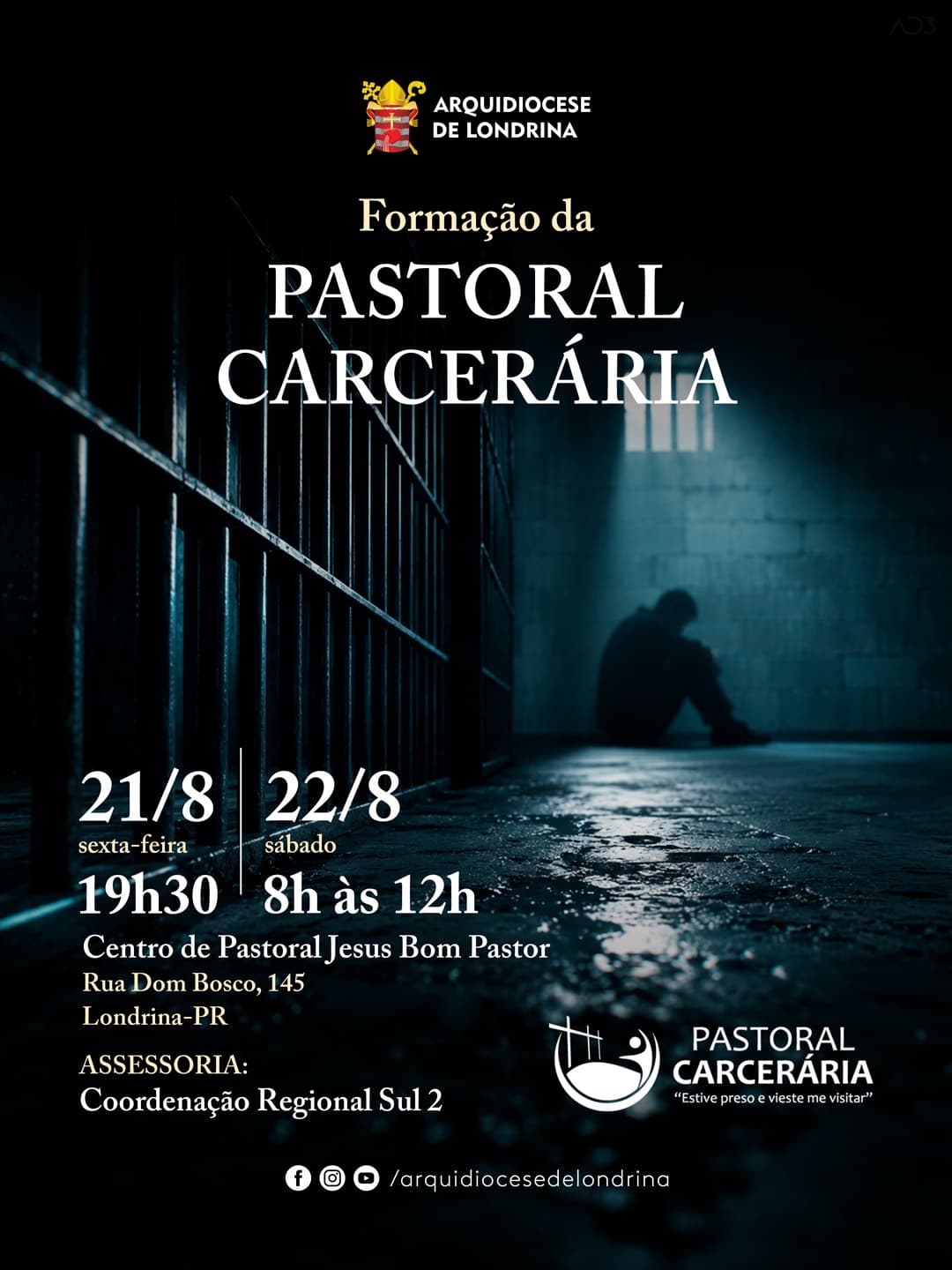 FORMAÇÃO DA PASTORAL CARCERÁRIA