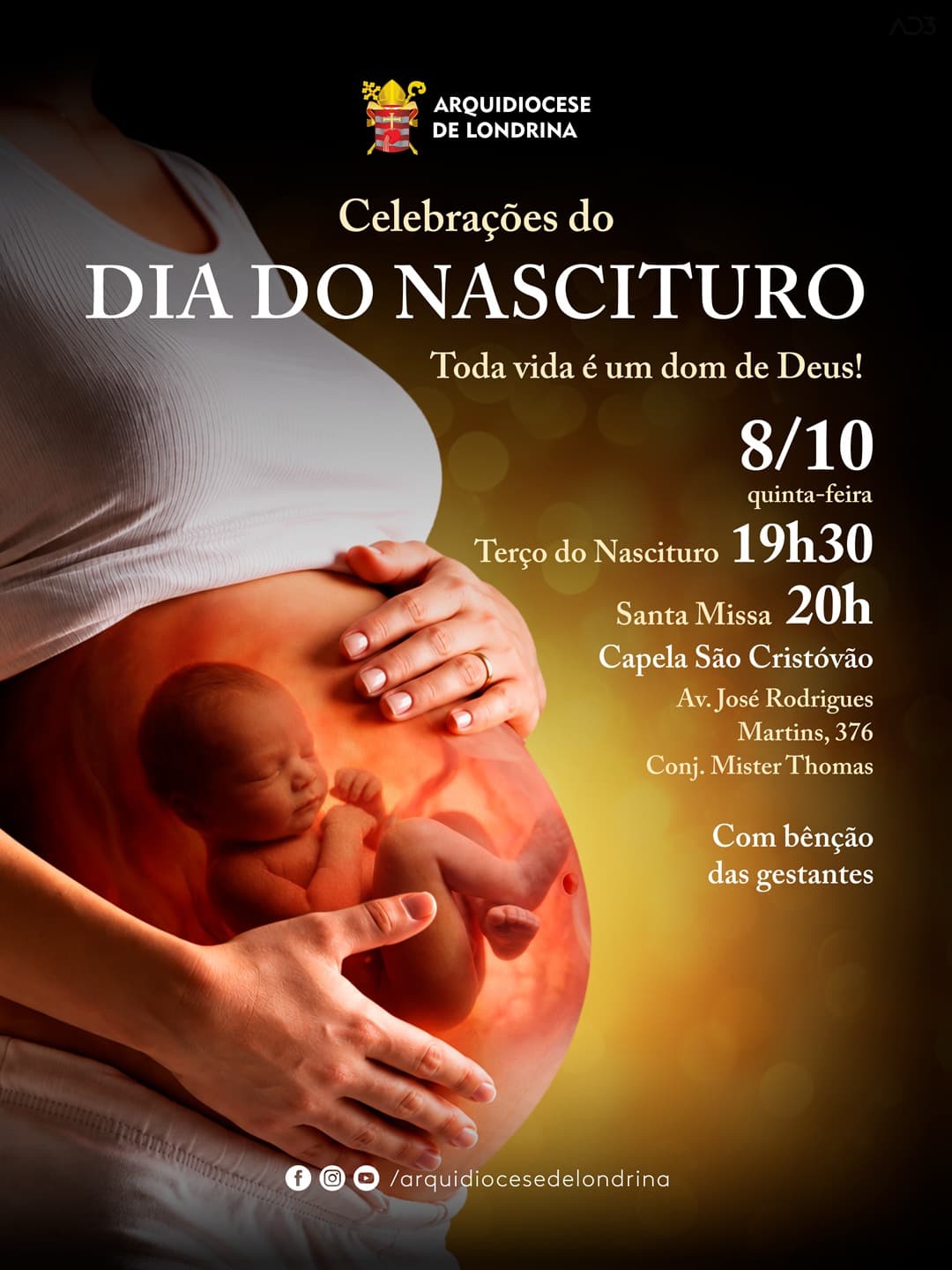 CELEBRAÇÕES DO DIA DO NASCITURO