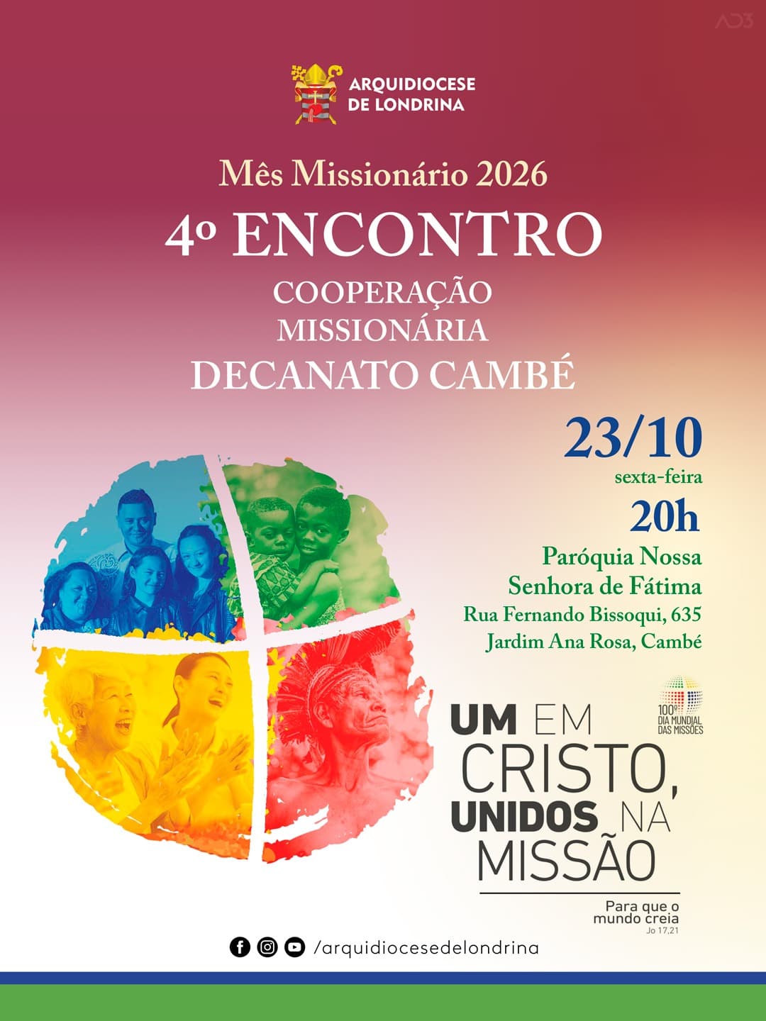 4º ENCONTRO DO MÊS MISSIONÁRIO 2026