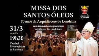 MISSA DOS SANTOS ÓLEOS 2026