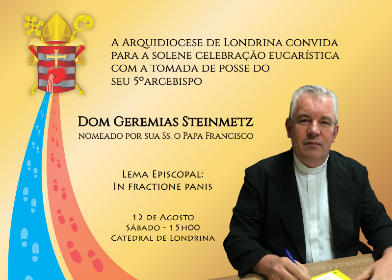 Convite para posse de Dom Geremias