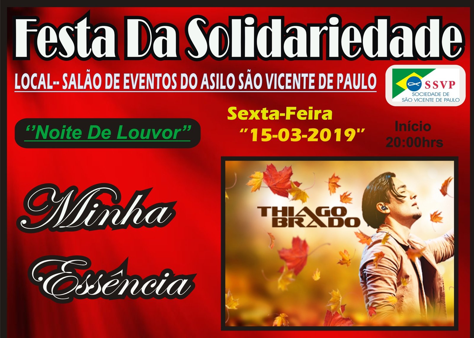 Festa da Solidariedade em prol do Asilo São Vicente de Paulo