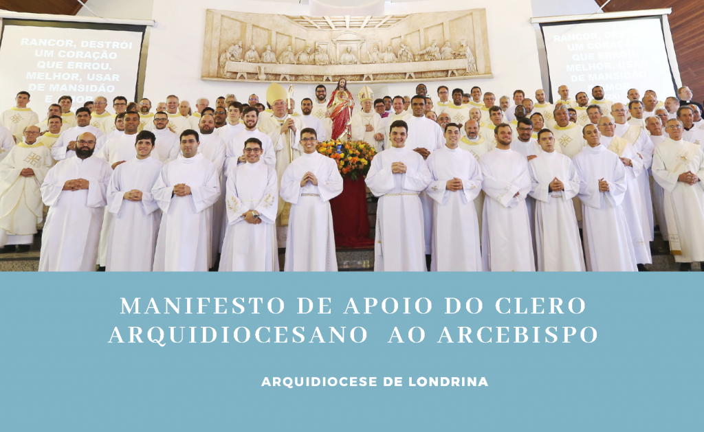 Manifesto De Apoio Do Clero Arquidiocesano Ao Arcebispo Arquidiocese De Londrina 1386