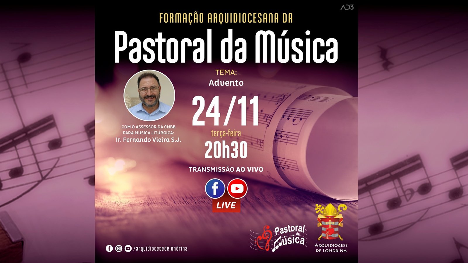 Formação Arquidiocesana da Pastoral da Música: Tempo do Advento