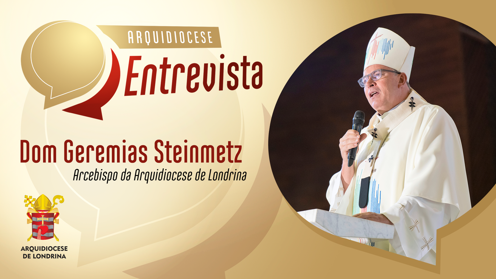 ARQUIDIOCESE ENTREVISTA #1 Dom Geremias Steinmetz: 10 anos de episcopado