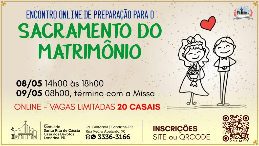 Paróquia Santa Rita Promove Encontro De Preparação Para O Sacramento Do Matrimônio 