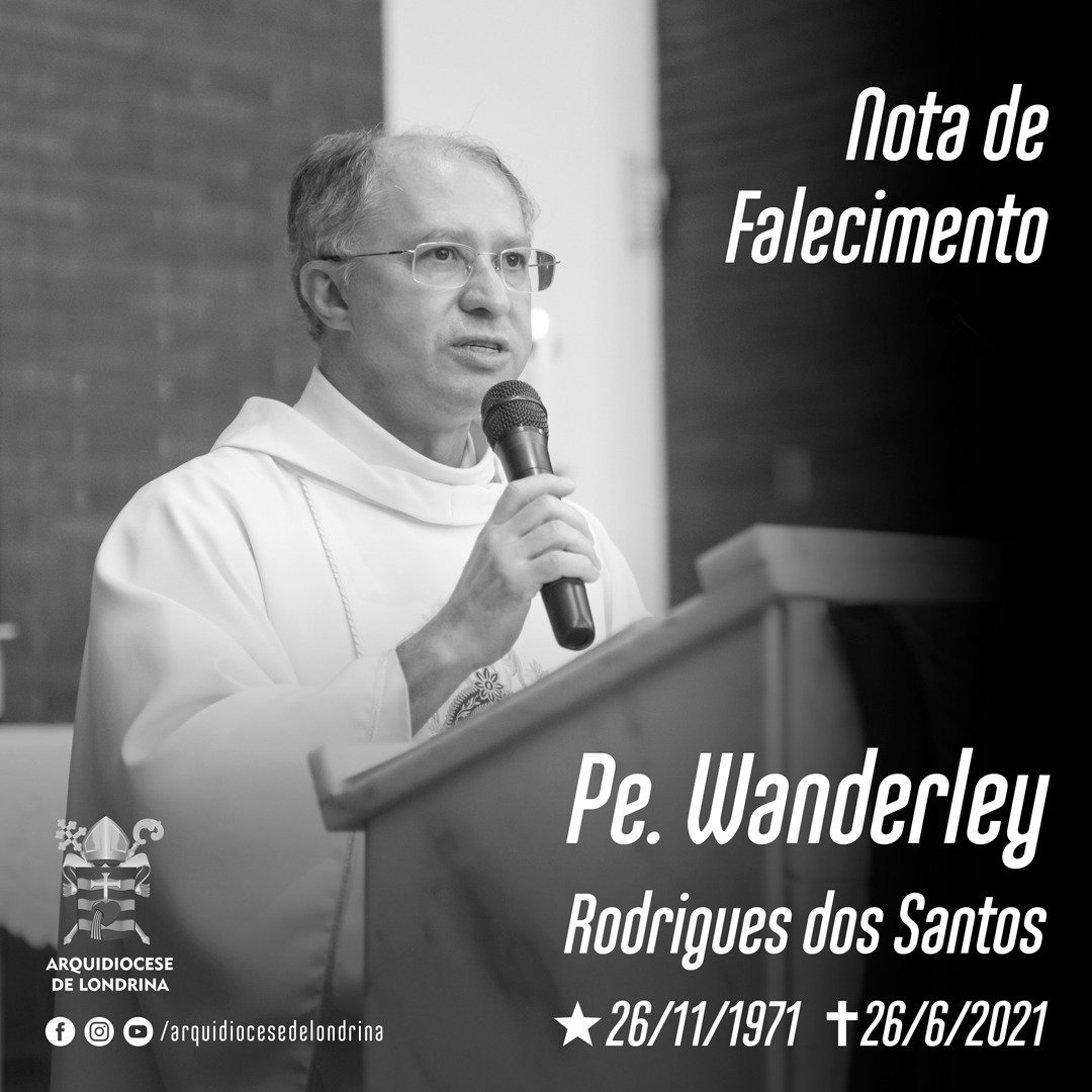 FALECIMENTO: Pe. Wanderley Rodrigues dos Santos