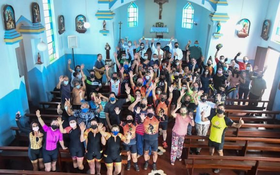Paróquia Sant’Ana promove missa mensal para ciclistas