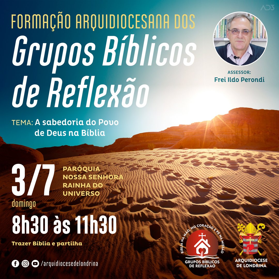 FormaÇÃo Arquidiocesana Dos Grupos BÍblicos De ReflexÃo Arquidiocese De Londrina 