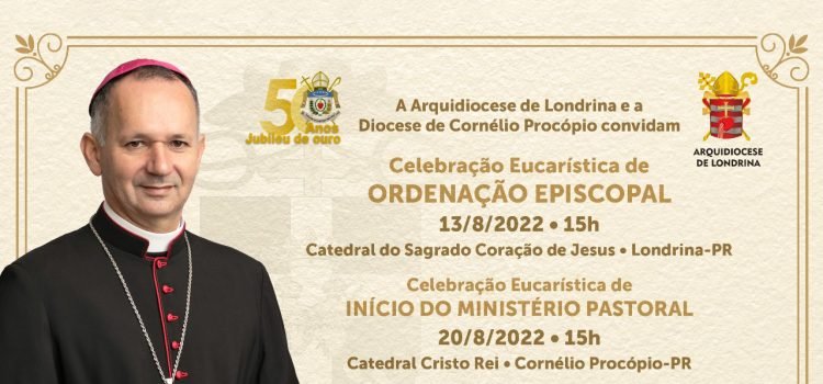 CELEBRAÇÃO EUCARÍSTICA DE ORDENAÇÃO EPISCOPAL • Monsenhor Marcos José dos Santos