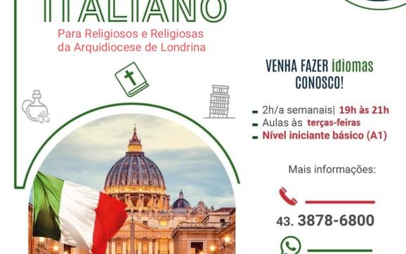 Curso Livre de Italiano para religiosos e religiosas