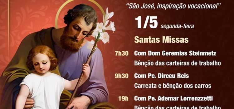 Dia de São José Operário – 1º de maio