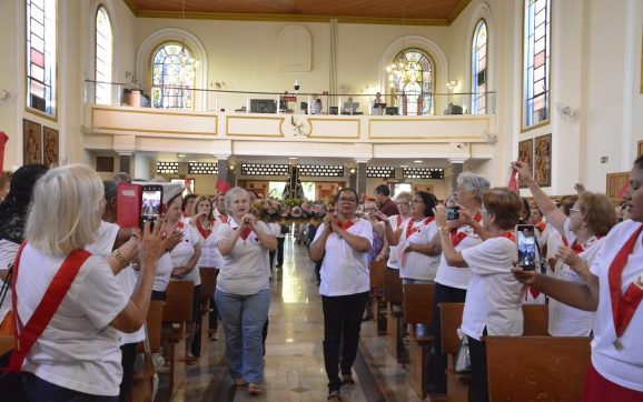 Peregrinação do Apostolado da Oração reúne cerca de 1200 fiéis no Santuário Nossa Senhora Aparecida de Londrina