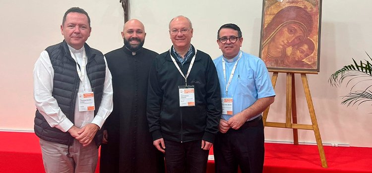 Padre Rafael Solano está entre os quatro sacerdotes brasileiros que participam do Encontro Mundial de Párocos em Roma