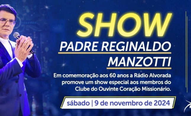 Show com o padre Reginaldo Manzotti