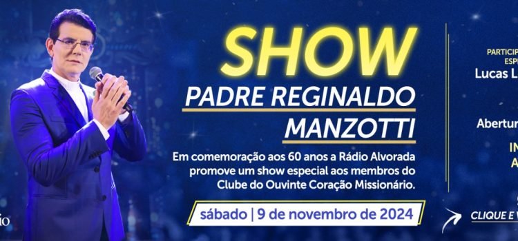 Show com o padre Reginaldo Manzotti