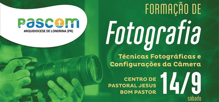 FORMAÇÃO DE FOTOGRAFIA<br>Técnicas de Fotografia e Configurações da Câmera