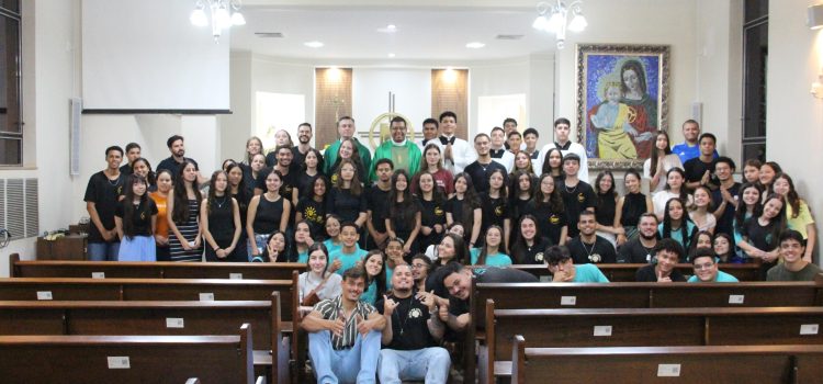 SETOR JUVENIL REALIZA MISSA JOVEM NO SANTUÁRIO EUCARÍSTICO