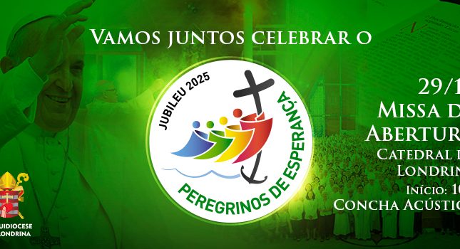 Santa Missa de abertura do Jubileu Ordinário de 2025 na Arquidiocese de Londrina