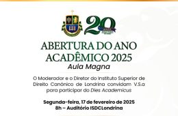 AULA MAGNA E MISSA DE ABERTURA DO ANO ACADÊMICO 2025