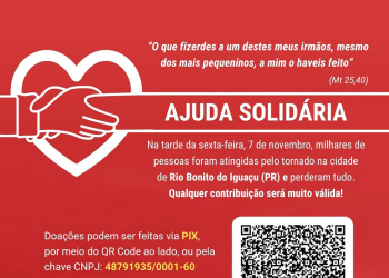 Igreja do Paraná lança campanha solidária para ajudar vítimas do tornado em Rio Bonito do Iguaçu (PR)