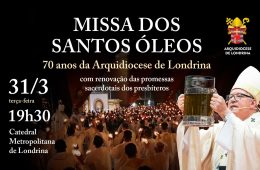 MISSA DOS SANTOS ÓLEOS 2026